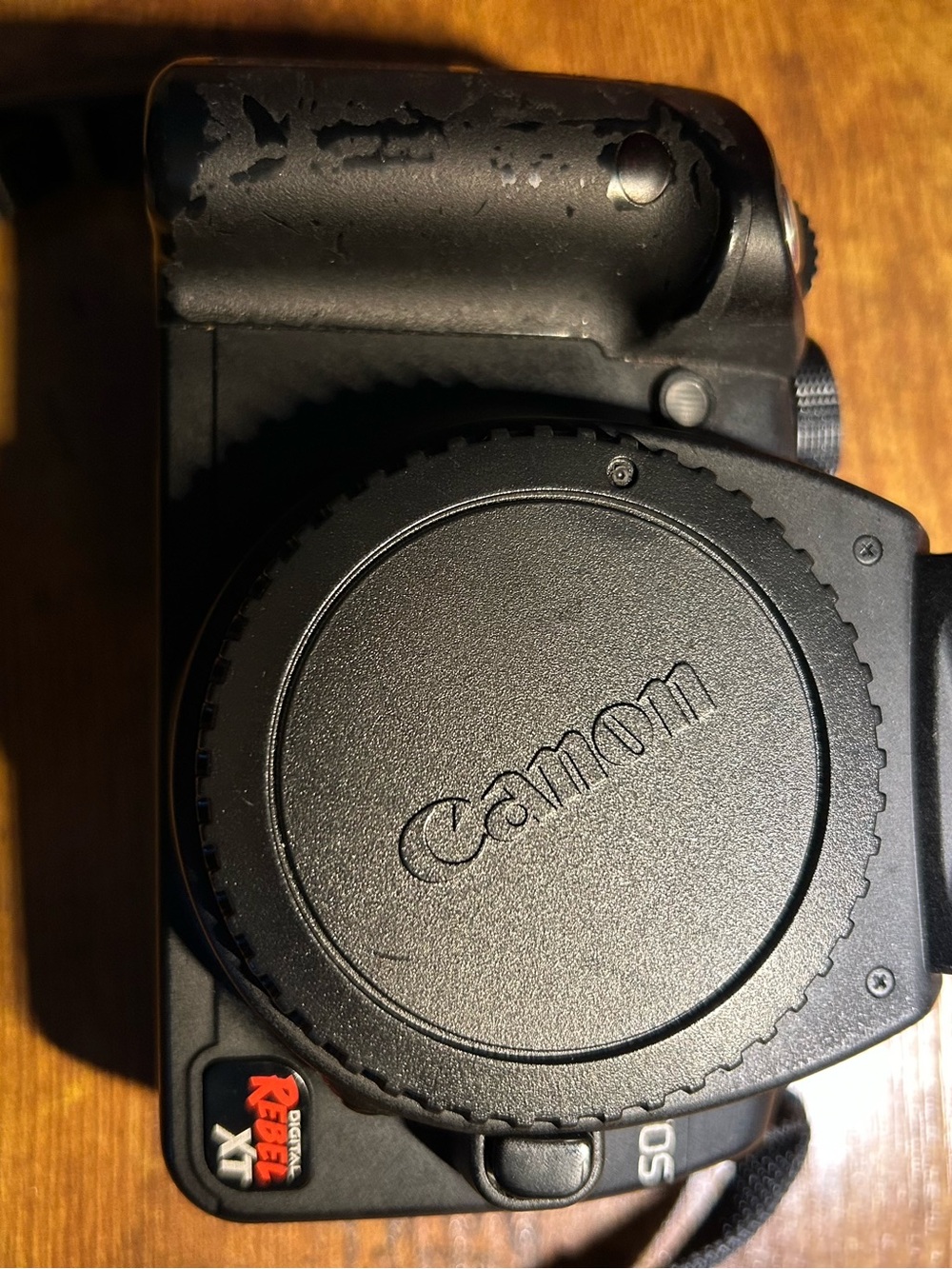 Canon Black DSLR Body with Canon Body Cap